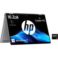 HP OmniBook X Flip 16-a0252ng Convertible Notebook (40,64 cm/16 Zoll, AMD Ryzen™ AI 5 340, Radeon, 16 GB, 1000 GB SSD)