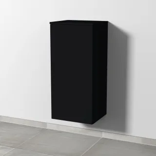 Sanipa 3way Mittelschrank mit 1 Tür, Schwarz-Matt, SF12208 SF12208