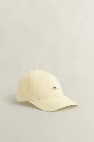 GANT - Shield Cap aus Baumwolltwill vanilla yellow - Gr. - One Size