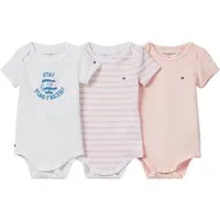 Tommy Hilfiger Kurzarmbody 3 PACK BODY SS GIFTBOX (Packung, 3-tlg., 3er) aus weicher Baumwollmischung