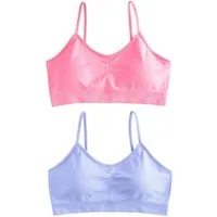 Next Crop-Top Nahtloses Kurzes Top mit Spaghettiträgern, 2 Stk. (2-tlg)