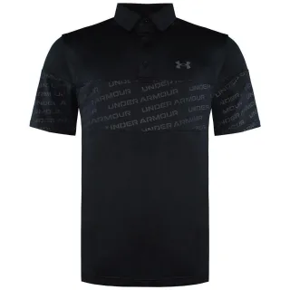 Under Armour Black Casted Mens Playoff 2,0 Blockiert Poloshirt 1363032 001