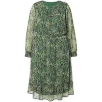 Studio Untold Midikleid Midikleid bequemer Shape Chiffon Paisley