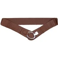 MIRROSI Taillengürtel Unifarbe breit 6cm XXL für Taillenumfang 100 bis ca. 140cm, ONESIZE (Angenehmes Tragesgefühl) Breiter Stretch Gürtel