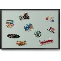 Tulup Magnettafel mit schwarzem Rahmen, einfarbigen Farben, für das Homeoffice, Magnetisches Memoboard Dekorative für Erinnerungen