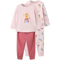 Name It Schlafanzug NMFNIGHTSET 2P PRINCESS NOOS (Packung, 2 tlg) Baumwollmischung