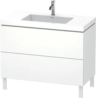 Duravit L-Cube c-bonded Set bodenstehend Weiß Matt 1000x480x698 mm - LC6938O1818 LC6938O1818