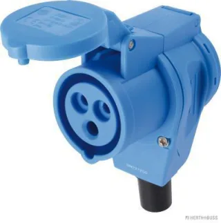 HERTH&BUSS Steckdose, 3-polig, 16 A blau - 51307025