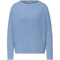 STREET ONE Strickpullover - Basic Pullover langarm - Street One - chenille sweater