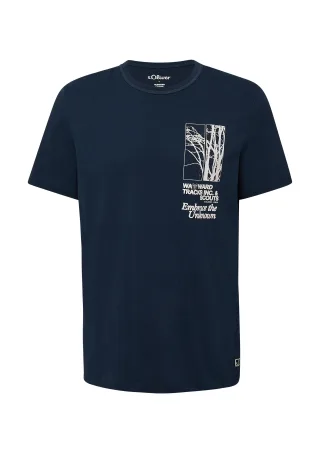 s.Oliver - T-Shirt blau - Gr. - XL