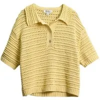 Bhoem Kurzarmpullover BHOEM Kurzärmeliger, weiter Strickpullover (1-tlg)