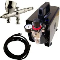 Airbrush-City Airbrush-Kompressor Airbrush Komplett-Set 345 9999