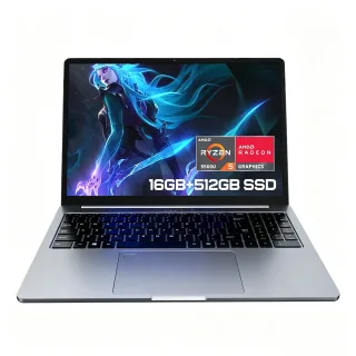 Ninkear A15 Pro 15.6 Inch Laptop AMD Ryzen 5 5500U 16GB DDR4 512GB SSD Windows 11 54.72Wh Battery WIFI 6 Fingerprint Unl