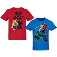 LEGO® Print-Shirt 2x Ninjago T-Shirts Jungen Kindershirt Gr.104 für 2 3 4 5 Jahre