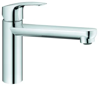 GROHE Küchenarmatur Eurosmart 101233 Niederdruck mittelhoher Auslauf chrom, 1012330000 1012330000