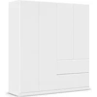 rauch Drehtürenschrank Kleiderschrank Schrank Garderobe COSTA in den Breiten 91/136/181 cm (in 3 Ausstattungen BASIC/CLASSIC/PREMIUM) viel Platz, grifflose Front und Push-to-Open Funktion MADE IN GERMANY