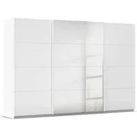 OTTO home Schwebetürenschrank Kleiderschrank Kleiderschränke Schrank Garderobe AGORDO mit Glasfront (Breiten 203/271/315/360 cm, Höhen 210/229 cm) durchdachte Innenausstattung, in 4 Breiten und 2 Höhen MADE IN GERMANY