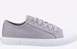 Hush Puppies Brooke Stoff Damen Graue Turnschuhe