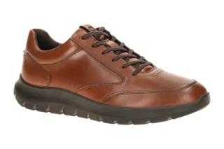 Ecco 57181401014 City Stride Herrenschuhe Braun Mink Bequeme Schn?r Halbschuhe