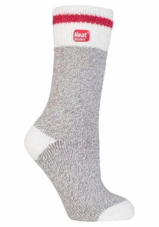 Heat Holders - Gemusterte warme Damen-Winter-Thermosocken 4-8 UK