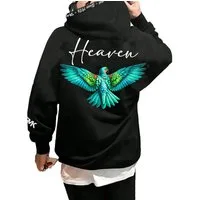 RMK Hoodie Herren Kapuzenpullover Pullover Pulli Langarmshirt Heaven mit Kapuze und 2 Taschen