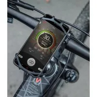 ROCKBROS Handy-Halterung Handyhalterung für Fahrrad E-Bike E-Scooter um 360Grad drehbar, (bis 5 Zoll, Handyhalterung, um 360Grad drehbar, strapazierfähig)