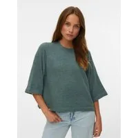 Vero Moda Strickpullover VMLEFILE 3/4 O-NECK PULLOVER NOOS