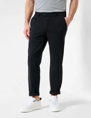 Eurex by Brax Herren Flatfronthose Style THILO BLACK, schwarz, Gr. 35U