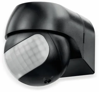 SONERO Bewegungsmelder X-IMS081, 180°, IP44, schwenkbar, schwarz