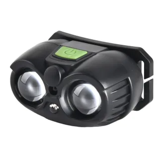 Bikight Smart Body Motion Sensor Mini LED Headlamp with Band, USB Rechargeable Headlight Waterproof Camping Flashlight P