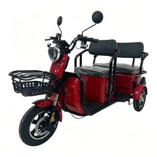 [EU Direct] RACCEWAY E-BUS 3-Wheel Electric Scooter, 1000W Powerful Dual-Seat Trike, 72V 20Ah, 35km/h Speed, 42km Range,