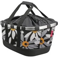 KlickFix Fahrradkorb reisenthel Bikebasket GT 21 - Gepäckträgerkorb (Racktime) (margarite)