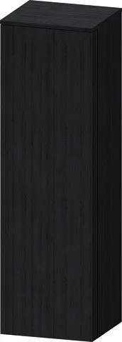 Duravit Qatego Halbhochschrank Eiche Schwarz Matt 400x360x1320 mm - QA1345L16160000 QA1345L16160000