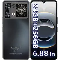 Cubot P90 Android 15 Smartphone (17,46 cm/6.88 Zoll, 256 GB Speicherplatz, 64 MP Kamera, 5100mAh, 24(12+12)GB+256GB /1TB, 6.88" HD+ 120Hz, NFC, GPS, Face ID)