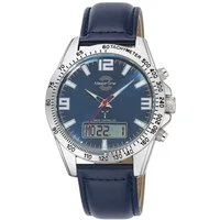 MASTER TIME Funkchronograph Sporty MTGA-10876-32L, Armbanduhr, Quarzuhr, Herrenuhr, automatischer Kalender