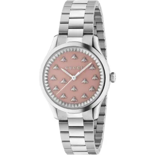 Gucci YA1265033 G-Timeless Rosa Zifferblatt Damenuhr