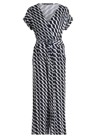Betty Barclay - Jumpsuit Dunkelblau/Weiß - Gr. - 44