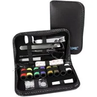 Lantelme Nähkästchen Reisenähset Set Reise Nähset Notfallkit Nähzubehör, Kompaktes Notfallset mit Nadeln Fäden Nagelschere Nagelfeile etc.