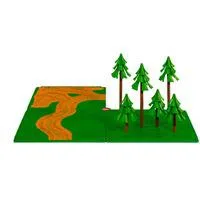 WORLD Feldwege und Wald, Kulisse