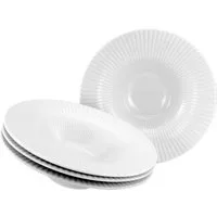 CreaTable Speiseteller Allegra,Teller 30,5 cm, 4-tlg., (4 St), Teller Set, Vielseitig einsetzbar, Klassische Coupeform