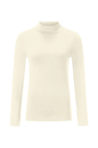 Rich & Royal - EV Slim Fit Rollneck pearl white - Gr. - S
