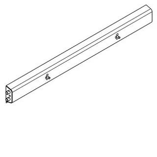 KWC Aquarotter Armatureneinheit, Edst., W.-Mont., 2 Waschplätze, 1800 mm, Wasser links, 3600000932 3600000932