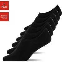 SNOCKS Füßlinge Kurze Socken aus Naturfaser für Herren & Damen (6-Paar) aus Naturzellulose, unsichtbar im Schuh, perfekt für den Sommer