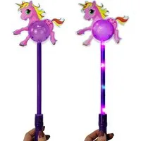 B&G INTERNATIONAL Zauberstab Leuchtstab Einhorn für Kinder - ca. 38 cm, (1-tlg)