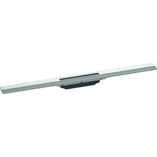 hansgrohe RainDrain Flex Duschrinne 56044800 80cm, Fertigset, kürzbar, Edelstahl optic