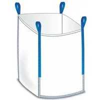 KLASEBO® Schüttgut-Sack BIG BAG oben offen Tragkraft 1500 kg, 90 x 90 x 90 cm