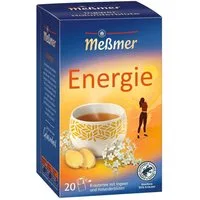Meßmer Tee Energie, Kräutertee mit Ingwer und Holunderblüten