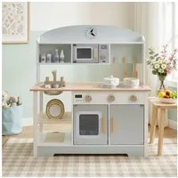 HomeMiYN Spielküche Kinderküche Holz Spielküche Spielzeug Multifunktionales, Hergestellt aus Holz