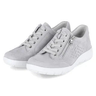 Semler Halbschuhe - Gr. 38 - Grau - Rauleder