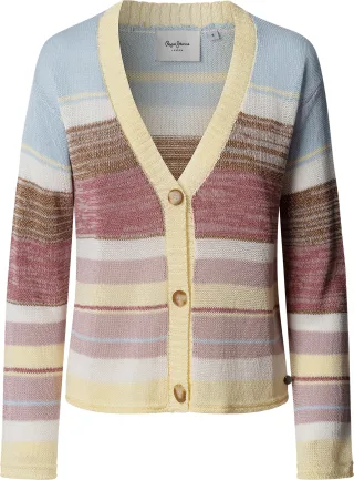 Pepe Jeans Apparel - ANYA CARDIGAN DARK BLUSH PINK - Gr. - L